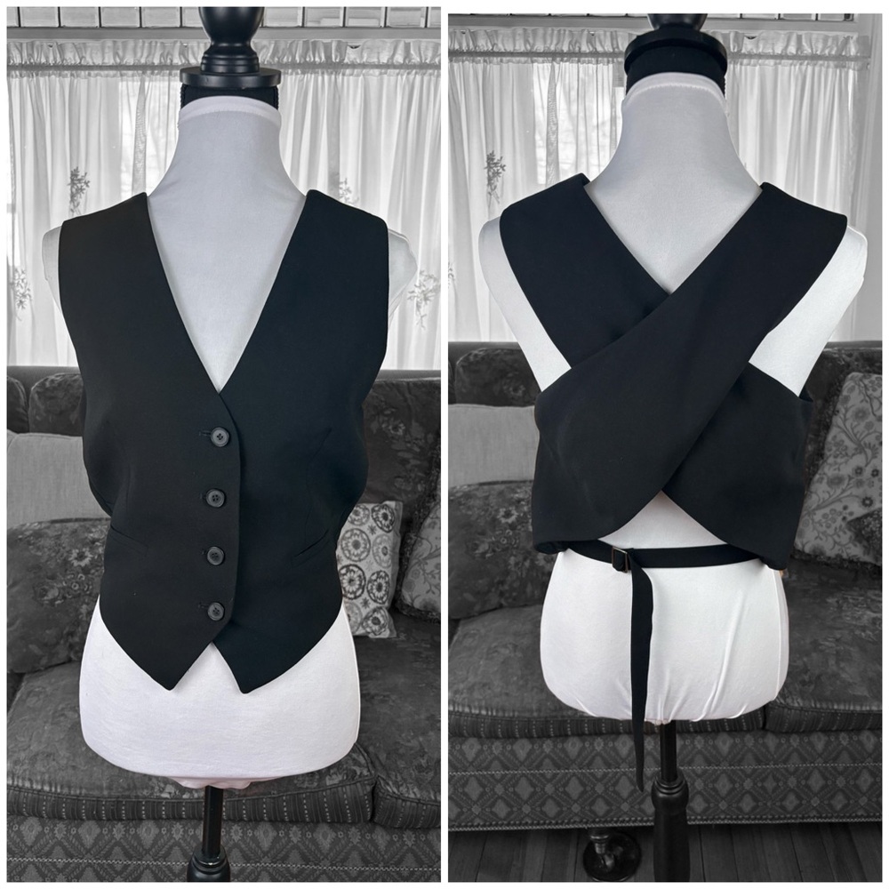 Zara Button-Up Vest top